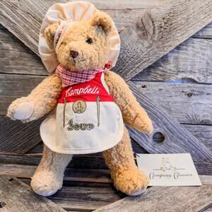 1995 Douglas Co. Classic’s Campbell Soup Chef Teddy Bear, Jointed, Original Tag